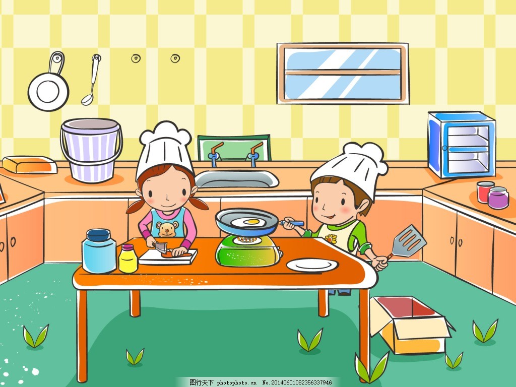 廚房插畫 方寸之間的溫馨與煙火